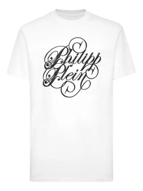 Plein Coursive-embroidered T-shirt by PHILIPP PLEIN