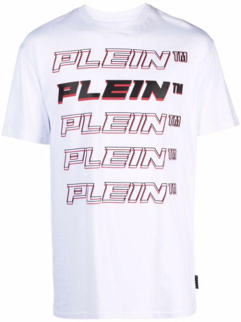 Plein repeat logo T-shirt by PHILIPP PLEIN