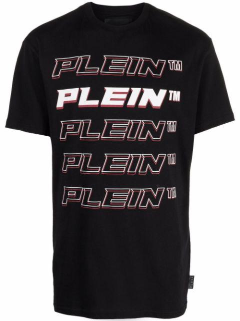 Plein repeat logo T-shirt by PHILIPP PLEIN