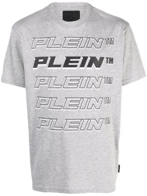 Plein repeat logo T-shirt by PHILIPP PLEIN
