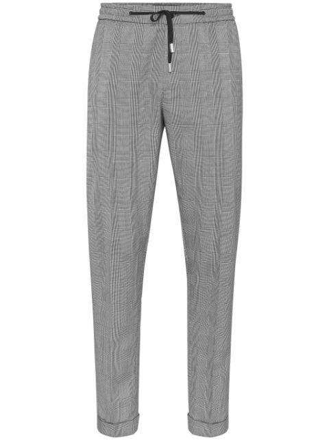 Prince of Wales-check trousers by PHILIPP PLEIN