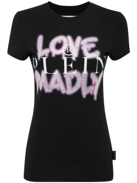 Pure crystals-embellished T-shirt by PHILIPP PLEIN
