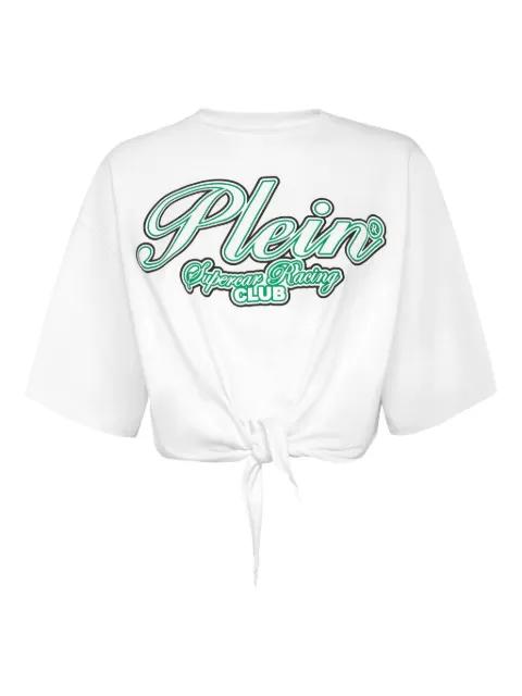 Racing Club cropped t-shirt by PHILIPP PLEIN
