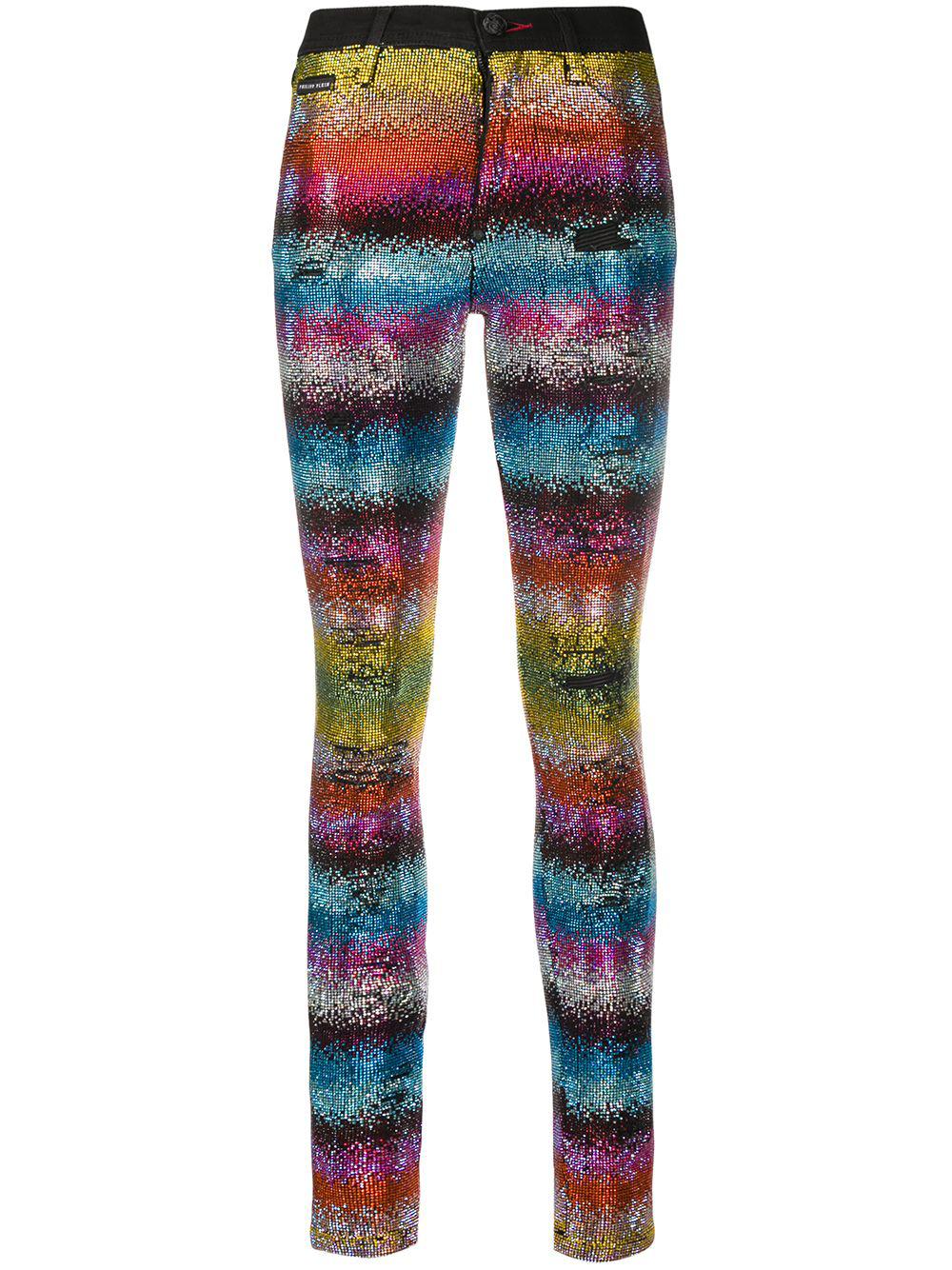Rainbow Crystal jeans by PHILIPP PLEIN