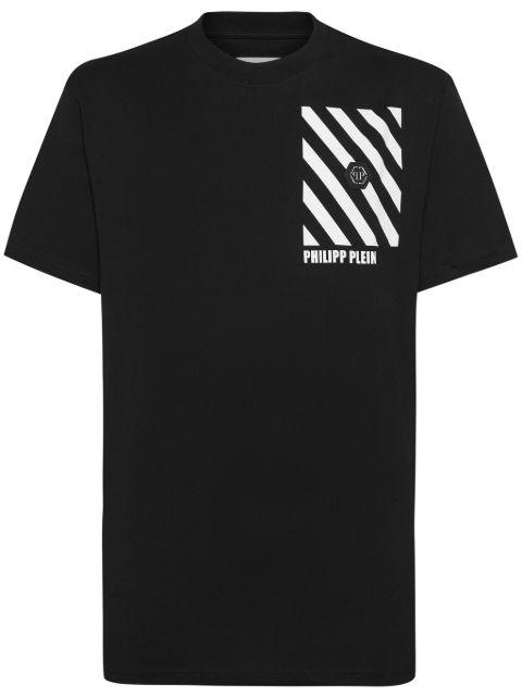 Rainbow Stripes T-shirt by PHILIPP PLEIN