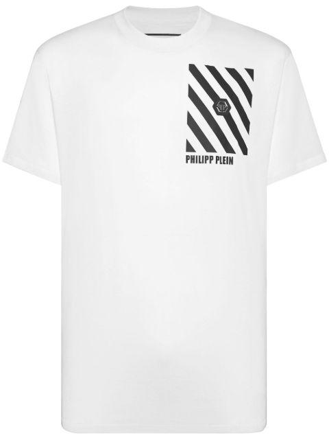 Rainbow Stripes T-shirt by PHILIPP PLEIN