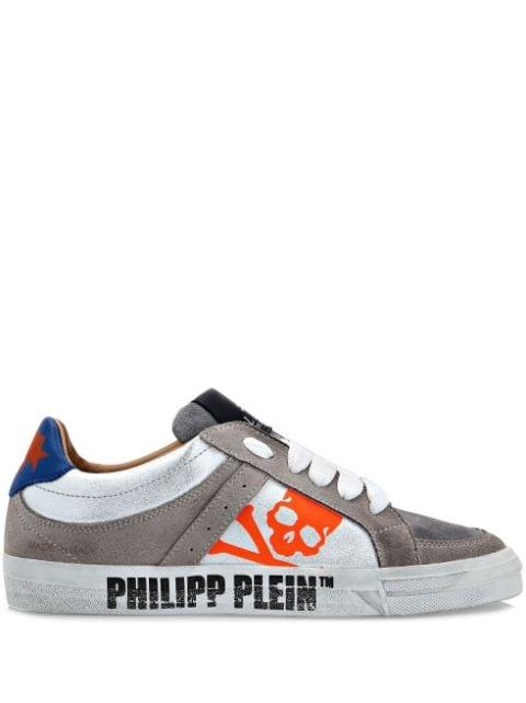 Retrokickz TM leather sneakers by PHILIPP PLEIN