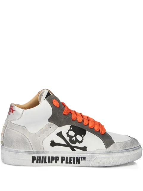 Retrokickz skull-motif sneakers by PHILIPP PLEIN Retrokickz skull-motif sneakers by PHILIPP PLEIN