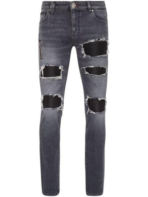 Rock Star slim-cut jeans by PHILIPP PLEIN