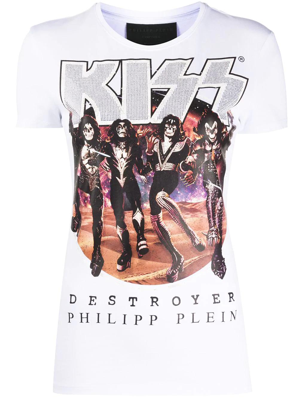 Rock band T-shirt by PHILIPP PLEIN