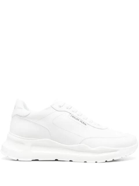Runner leather low-top sneakers by PHILIPP PLEIN