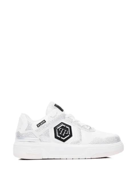 SK8R rhinestones low-top sneakers by PHILIPP PLEIN