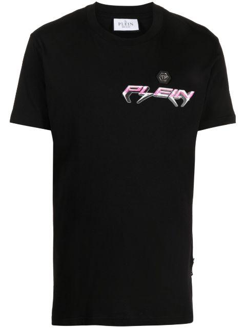 SS Chrome round-neck T-shirt by PHILIPP PLEIN