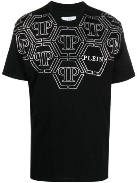 SS Hexagon rhinestone-embellished T-shirt by PHILIPP PLEIN
