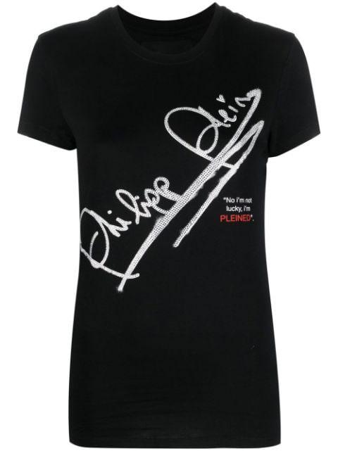 SS Signature cotton T-shirt by PHILIPP PLEIN