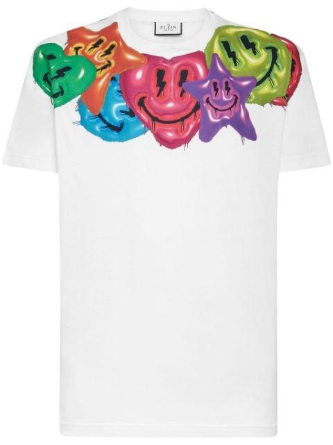 SS Smile cotton T-shirt by PHILIPP PLEIN