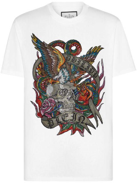 SS Tattoo round neck t-shirt by PHILIPP PLEIN