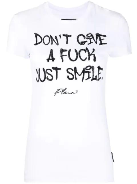 Sexy Pure rhinestone-embellished T-shirt by PHILIPP PLEIN