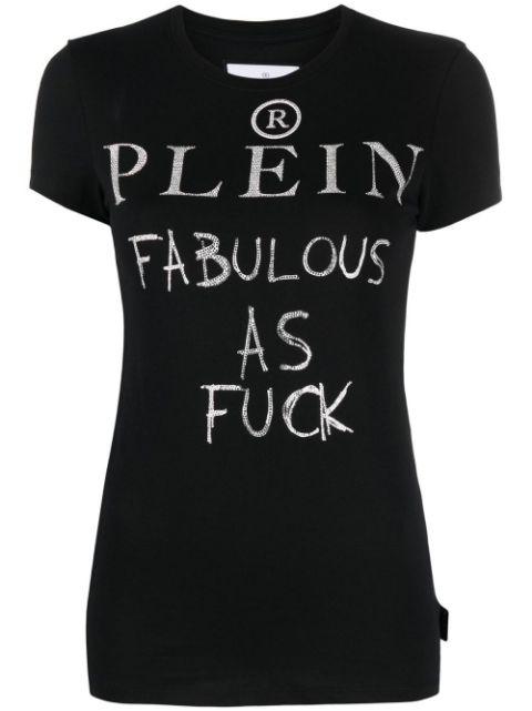 Sexy Pure rhinestone-embellished T-shirt by PHILIPP PLEIN