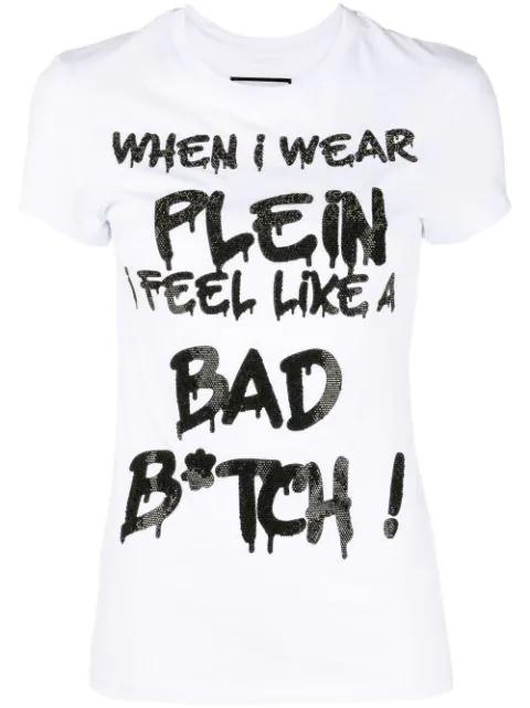 Sexy Pure rhinestone-embellished T-shirt by PHILIPP PLEIN