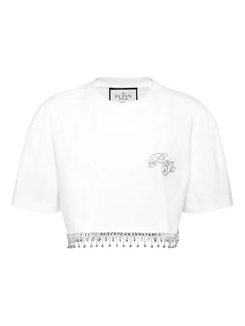 Signature cropped T-Shirt by PHILIPP PLEIN