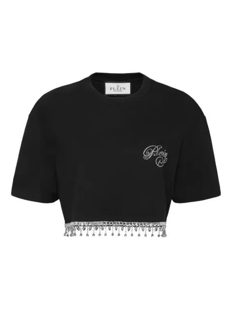Signature cropped T-Shirt by PHILIPP PLEIN