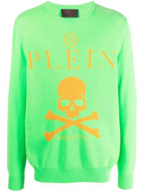 Skull And Plein cashmere jumper by PHILIPP PLEIN