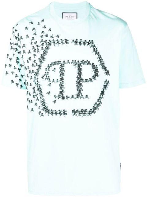 Skull Bones logo-print T-shirt by PHILIPP PLEIN