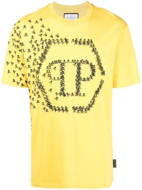 Skull Bones logo-print T-shirt by PHILIPP PLEIN