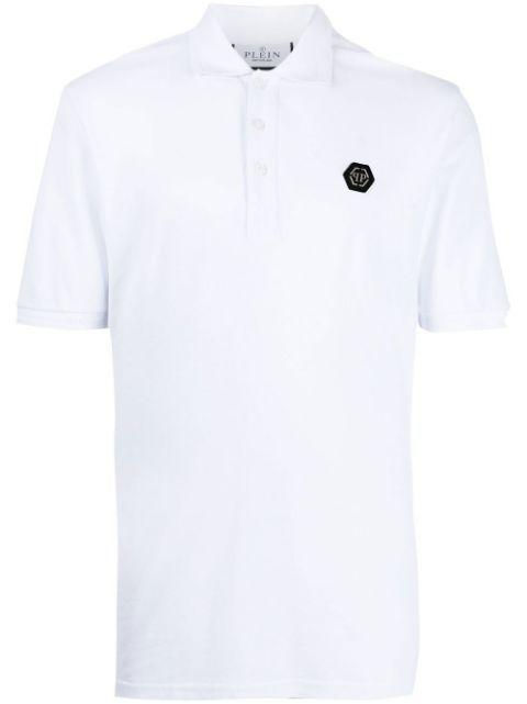 Skull-print cotton polo shirt by PHILIPP PLEIN