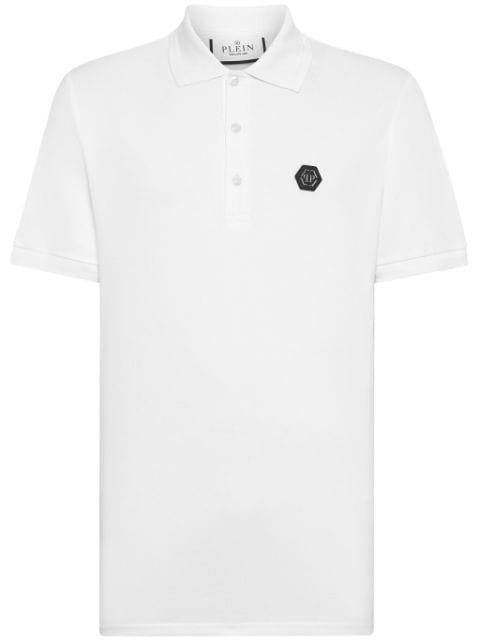 Skull-print cotton polo shirt by PHILIPP PLEIN