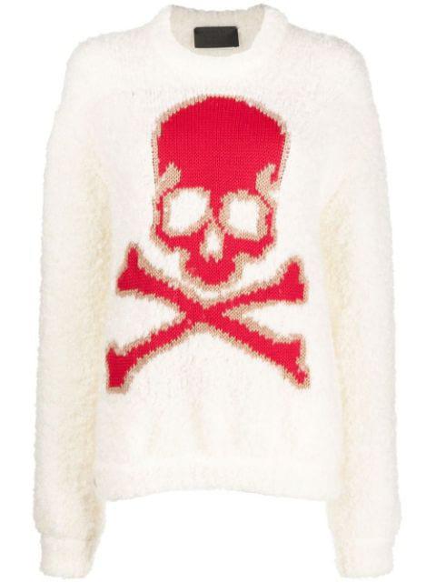Skull&Bones knitted jumper by PHILIPP PLEIN