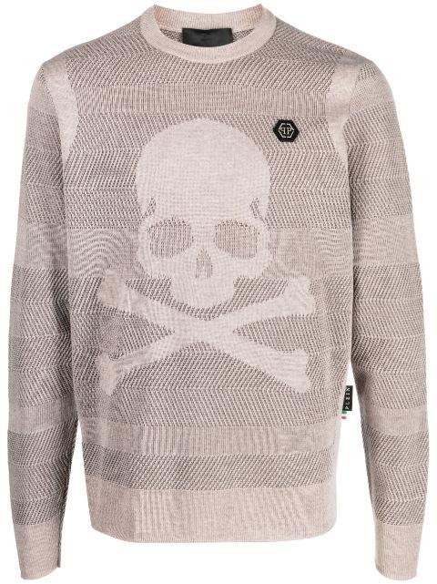 Skull&Bones wool-blend jumper by PHILIPP PLEIN
