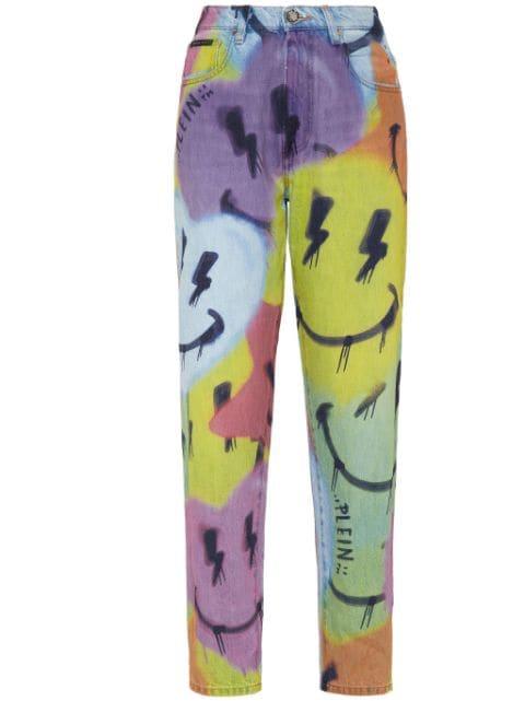 Smile straight-leg jeans by PHILIPP PLEIN