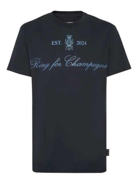Stones embroidered-crest T-shirt by PHILIPP PLEIN
