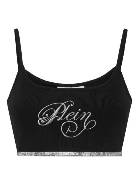 Strass Signature mini tank top by PHILIPP PLEIN