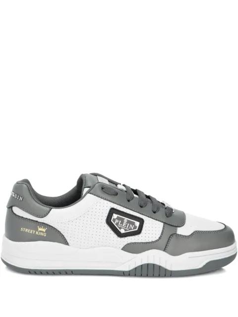 Street King lace-up perforated sneakers by PHILIPP PLEIN