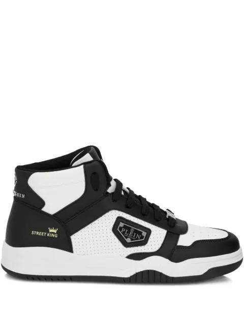 Street King logo-detail sneakers by PHILIPP PLEIN