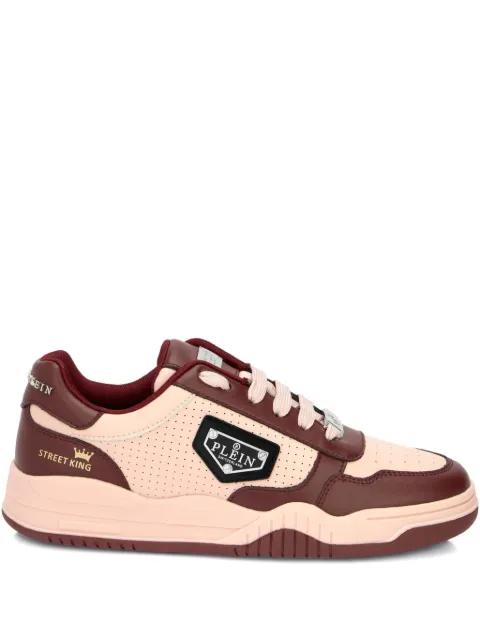 Street King perforated leather sneakers by PHILIPP PLEIN