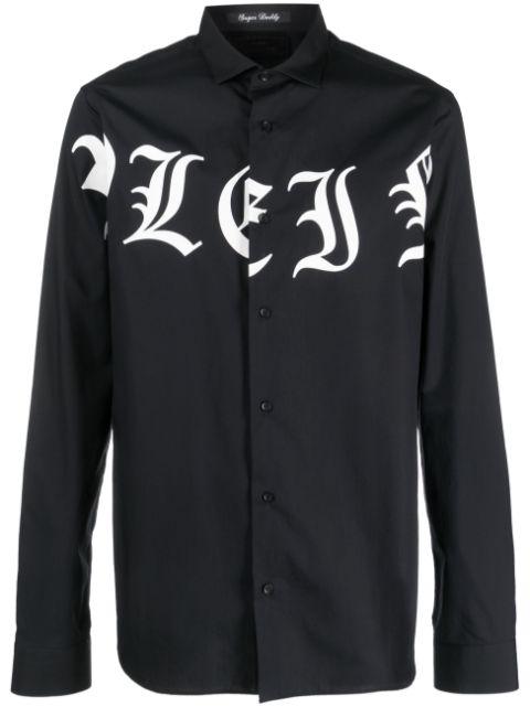Sugar Daddy logo-print shirt by PHILIPP PLEIN