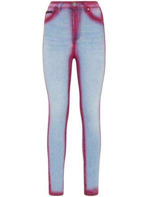 Super Fluo high-rise jeggings by PHILIPP PLEIN