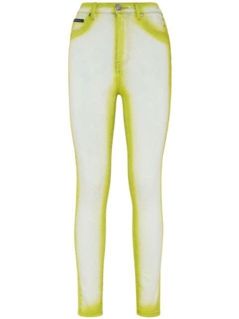 Super Fluo high-rise jeggings by PHILIPP PLEIN