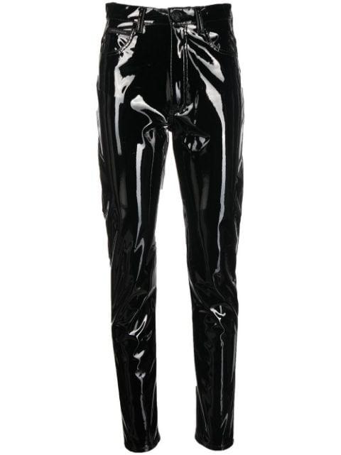 Super-High waisted biker trousers by PHILIPP PLEIN