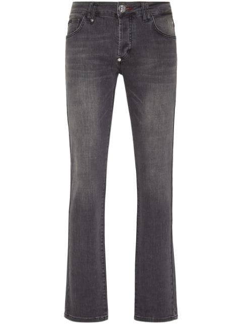 Supreme Iconic low-rise straight-leg jeans by PHILIPP PLEIN