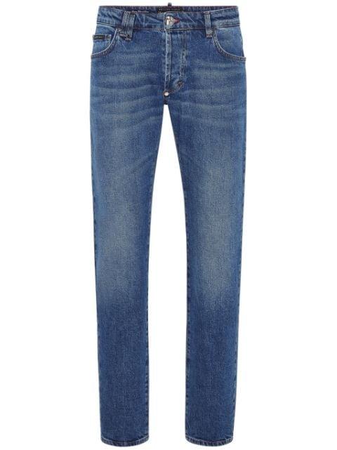 Tattoo Super straight-cut jeans by PHILIPP PLEIN