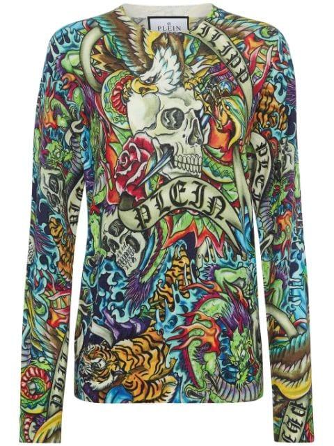 Tattoo jumper by PHILIPP PLEIN