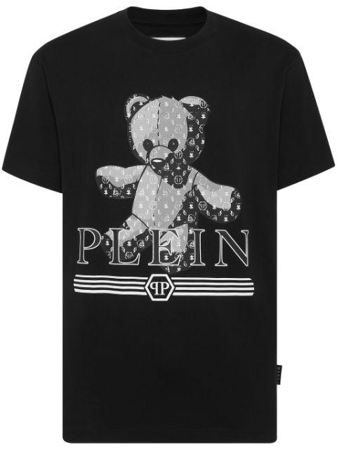 Teddy Bear cotton T-shirt by PHILIPP PLEIN