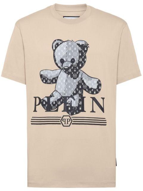Teddy Bear cotton T-shirt by PHILIPP PLEIN