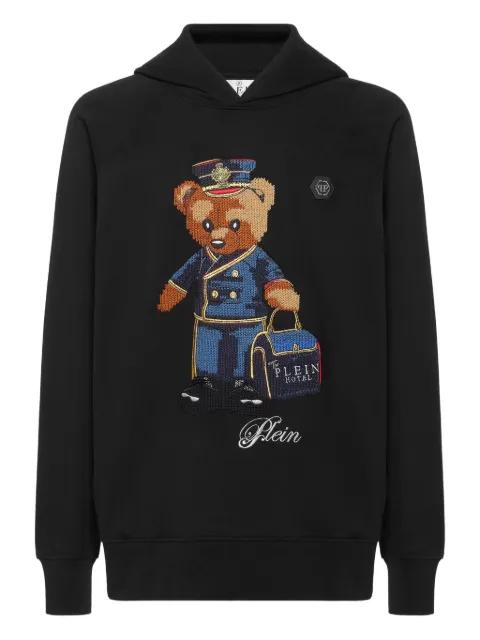 Teddy Doorman fleece hoodie by PHILIPP PLEIN