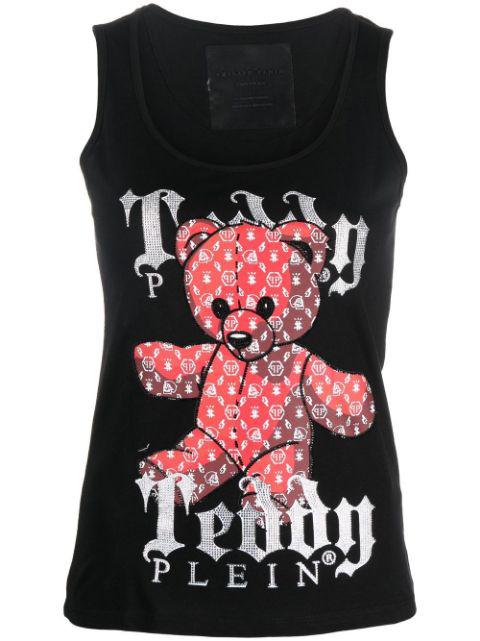 Teddy Plein sleeveless tank top by PHILIPP PLEIN